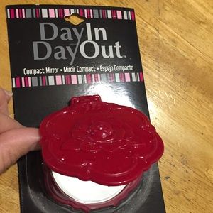 New Day In Day Out Red ROSE Compact MIRROR Double